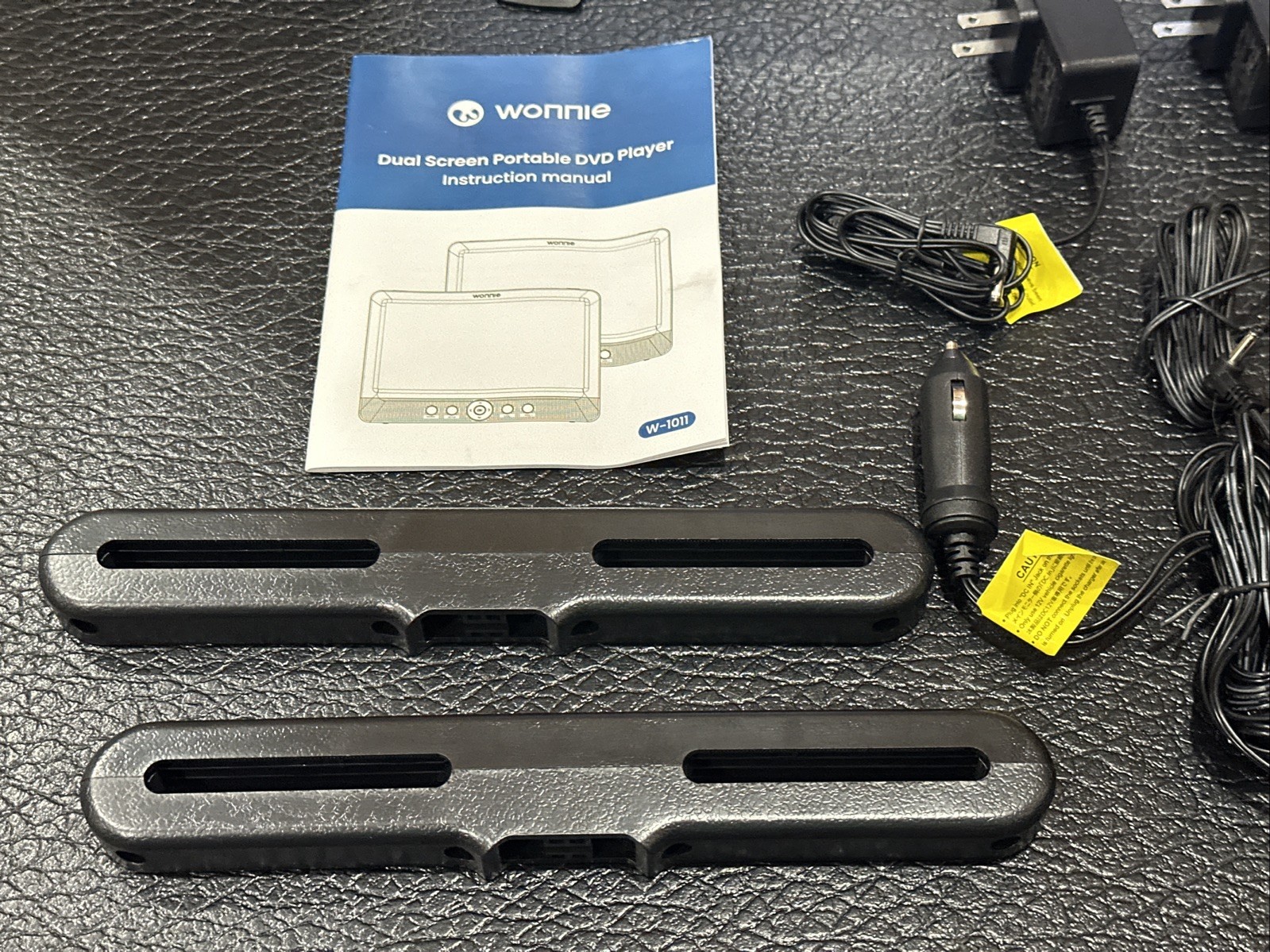 Dual Screen 10.5" Portable DVD Players for Car - 5-Hour Battery, USB/SD Support