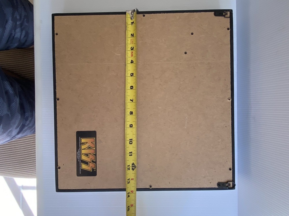 KISS Licensed Framed Shadowbox Collectible – Love Gun Art, Ticket, Backstage Pas