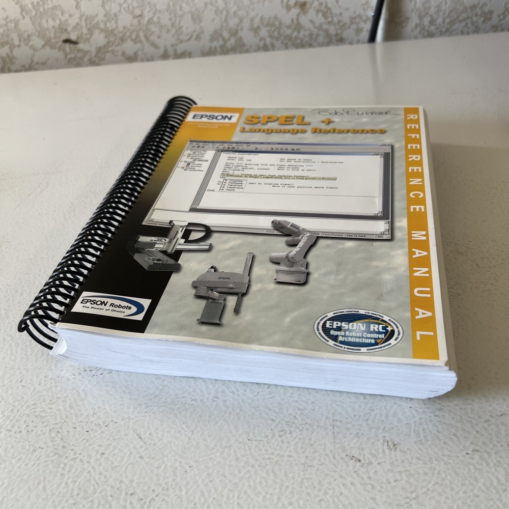 Epson SPEL+ Language Reference Manual