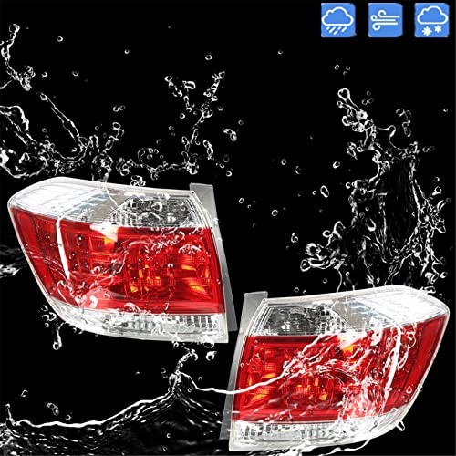 2-Pack LH and RH Tail Light Assembly Replacement for Highlander 2011 2012 2013