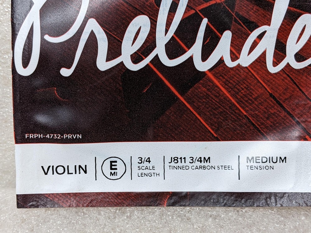 🔥NEW🔥 D'Addario Prelude Violin Single E String, 3/4 Scale, Medium Tension (X)