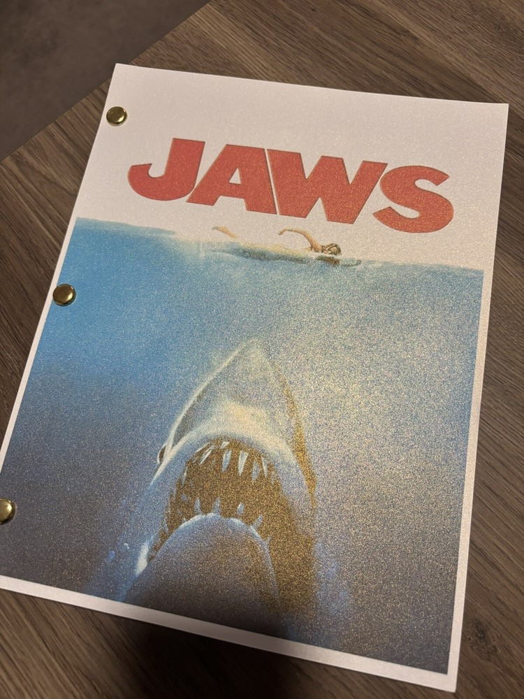 Universal™ JAWS (1975) Rare Script STEVEN SPIELBERG Original Screenplay