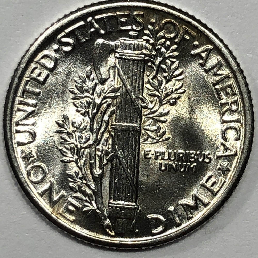 1930 Uncirculated Mercury Silver Dime - #19811