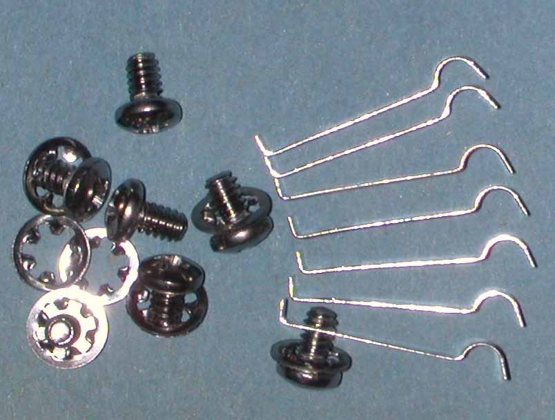 HAMMARLUND SP-600JX XTAL HOLD-DOWN SPRING CLIPS - NEW MANUFACTURE