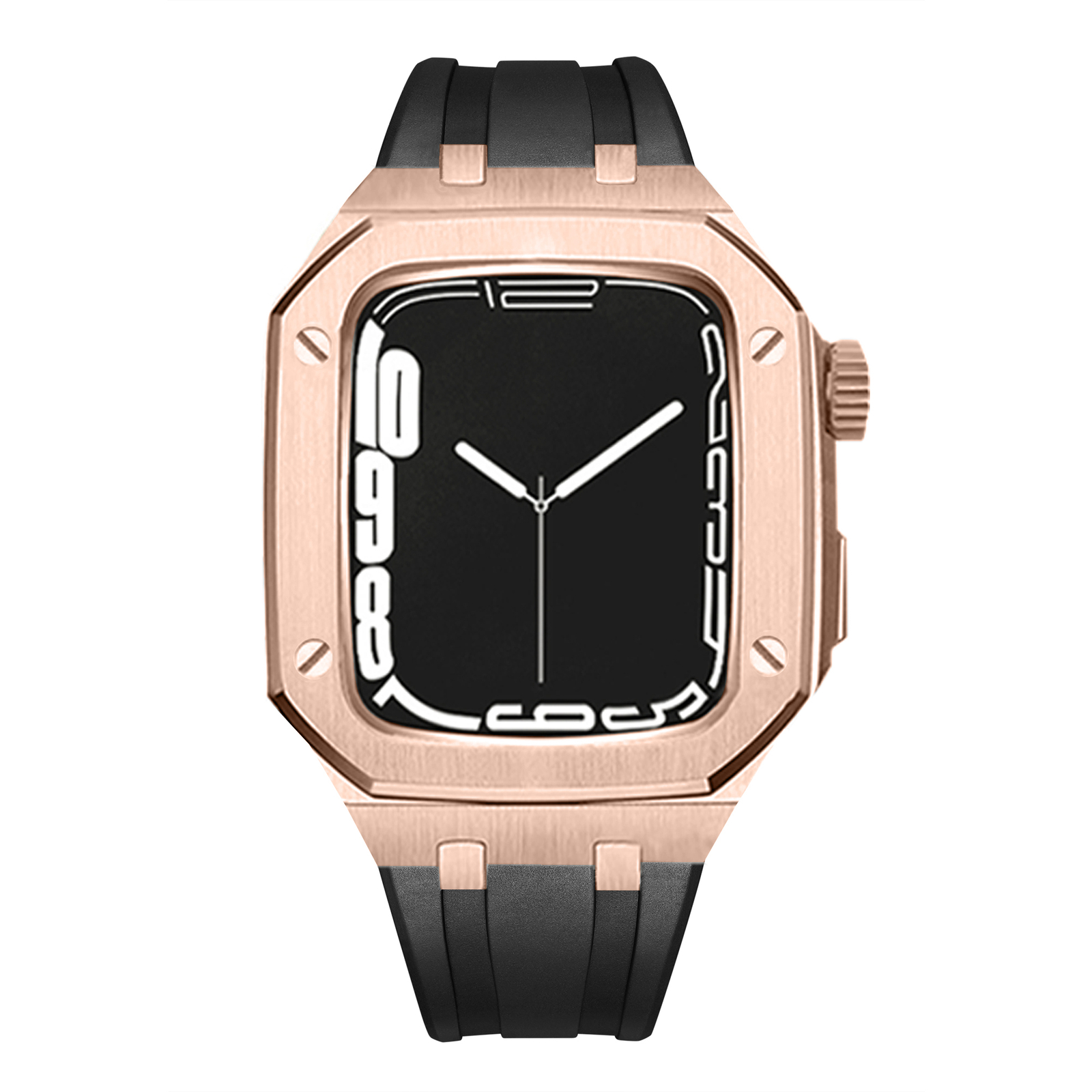 For Apple Watch 9 8 7 6 Mod Kit Armor Protective Case Band Strap Cover 44mm 45mm