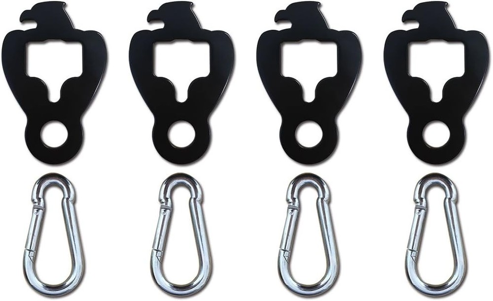 Adjustable Bald Eagle Style T-Post Target Hanger Set - Perfect for Shooters
