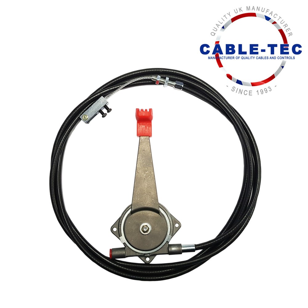 10ft 6" universal hand throttle cable assy  | Cable Tec