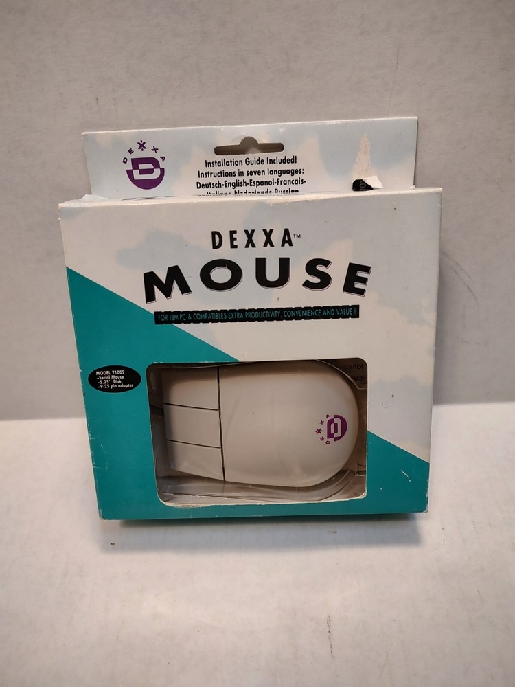 Dexxa By Logitech Mouse Model 7100s (1991)