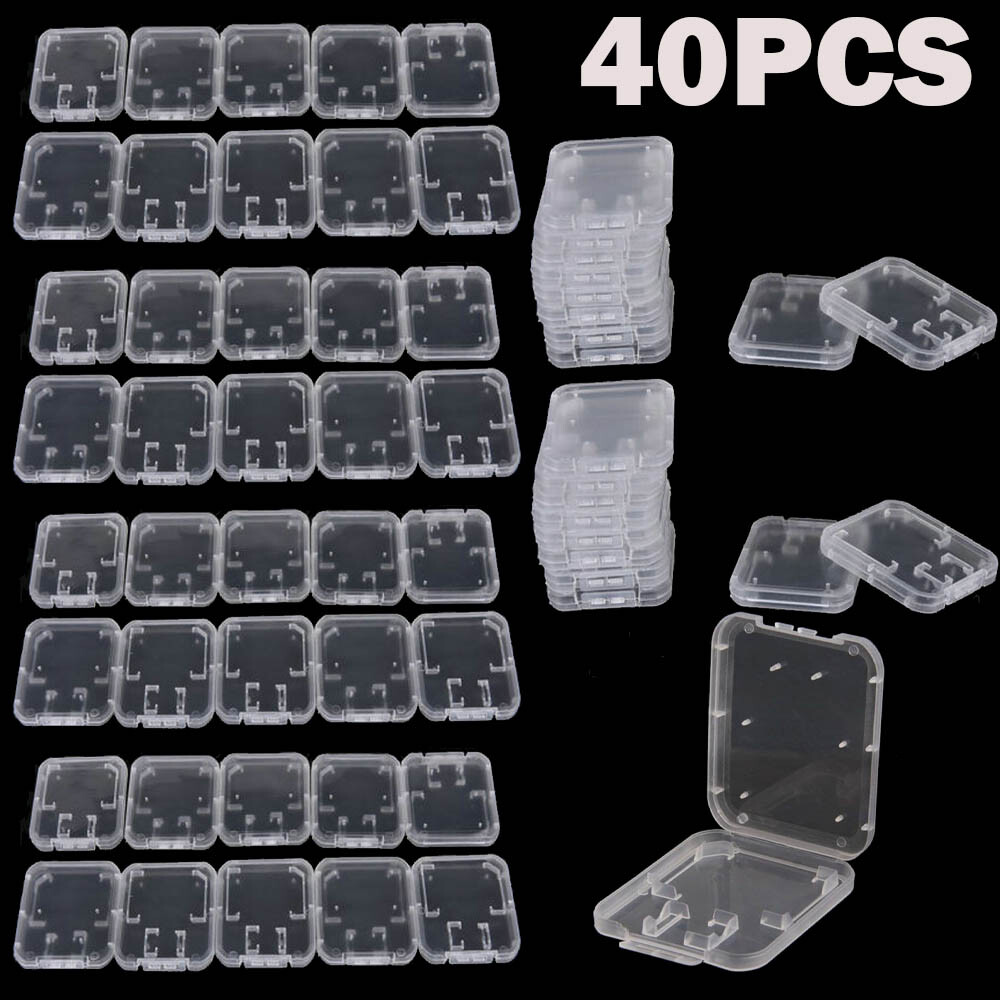 40x Case Holder for Micro SD SDHC Memory Card Box Storage Hard Plastic N865