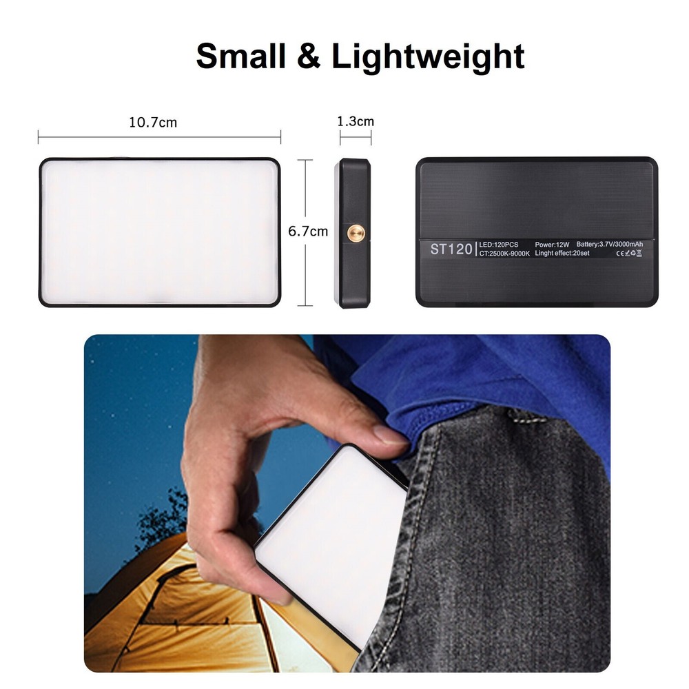 Cold Shoe DSLR Camera Video Fill Light