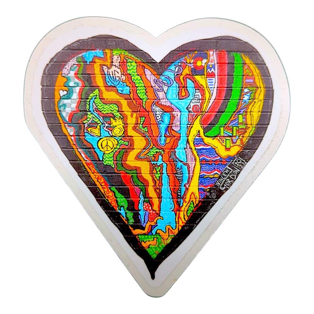 Vincent Gordon Coogi Heart Sticker
