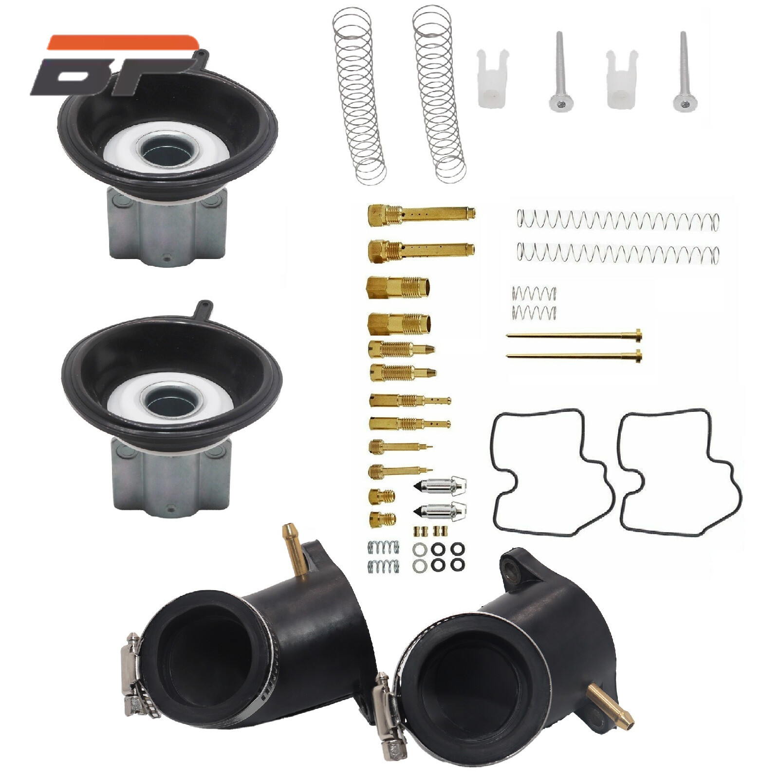 Carburetor Rebuild Kit Repair For Kawasaki Prairie Brute Force KVF650 2002-2013