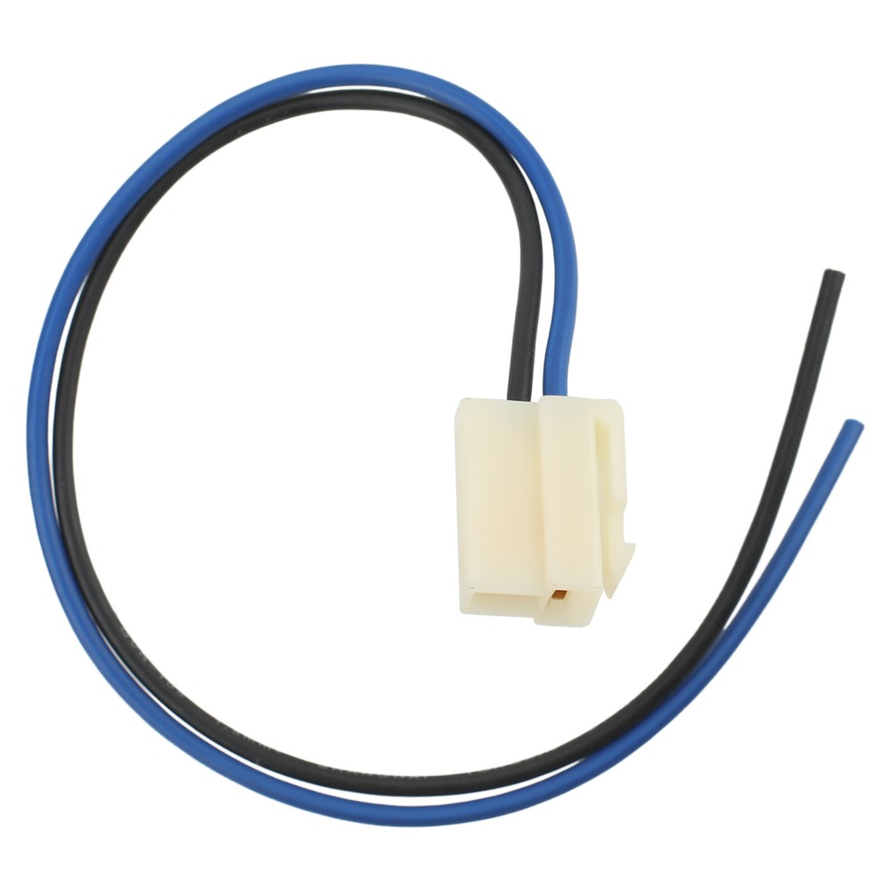 12" Universal Electric Cooling Fan 2 Terminal Pigtail Plug Wire Connector Socket