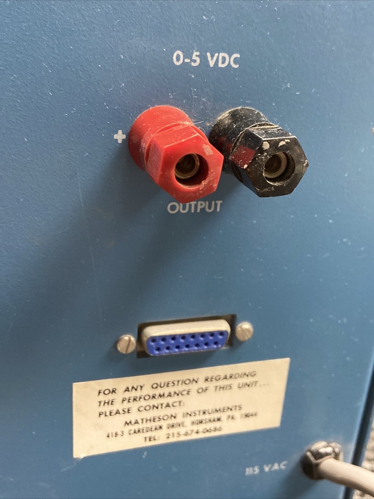 Used Matheson 8240 Mass Flow Controller