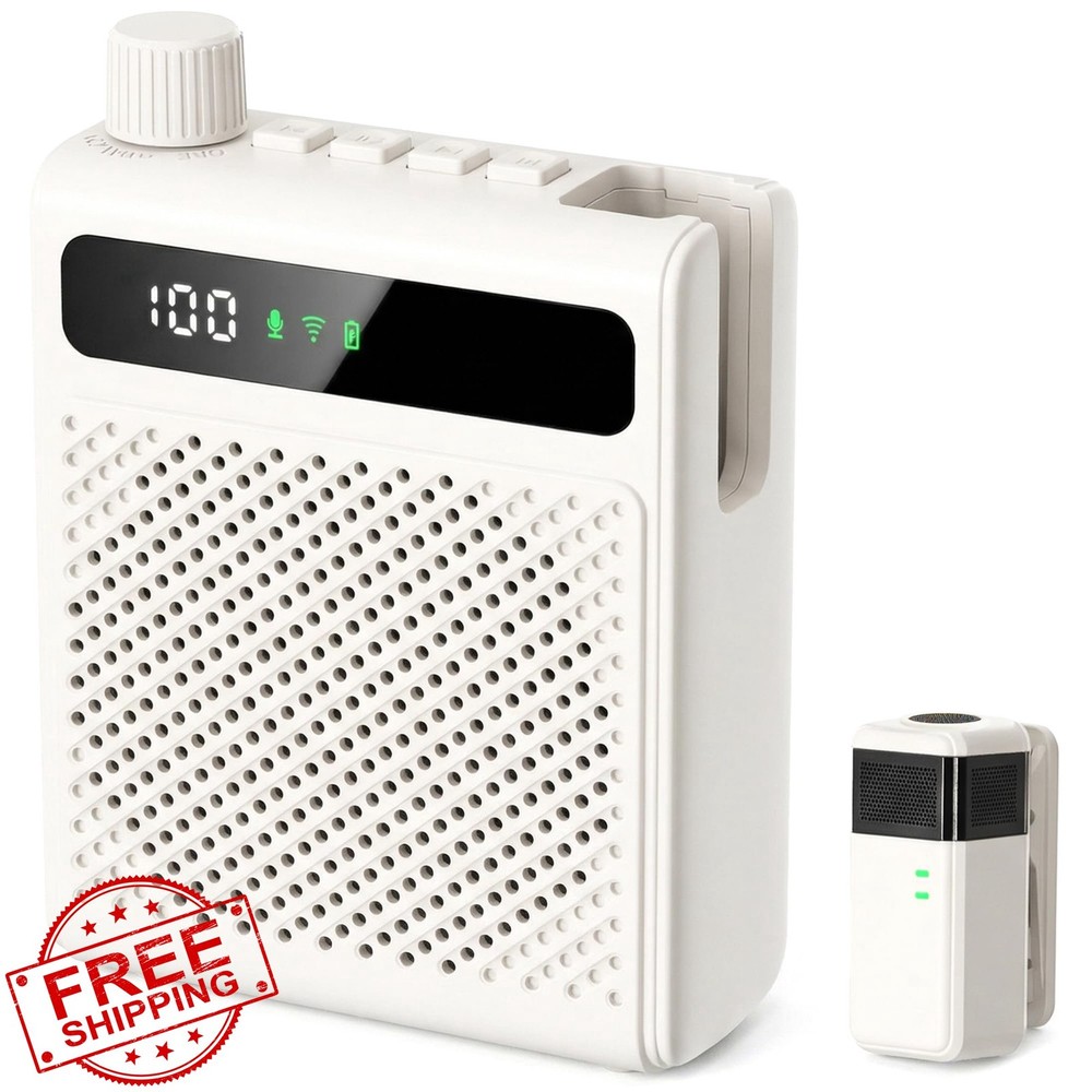 Xvolt Wireless Voice Amplifier 10W Bluetooth White Mic