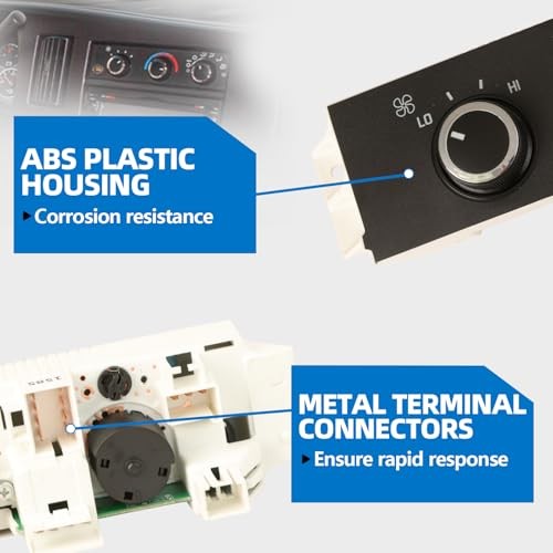 599-217 Front A/C Heater Climate Control Module Compatible with Chevy Express