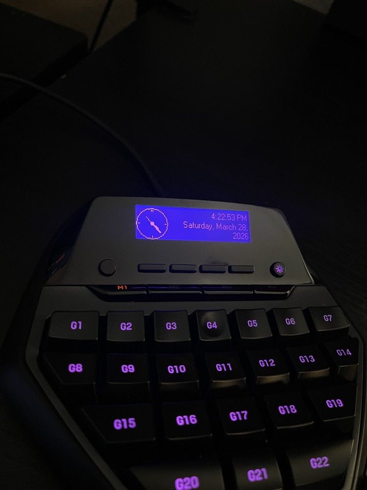 Logitech G13 Advanced Programmable Gameboard with LCD Display Black Y-U0002 EUC