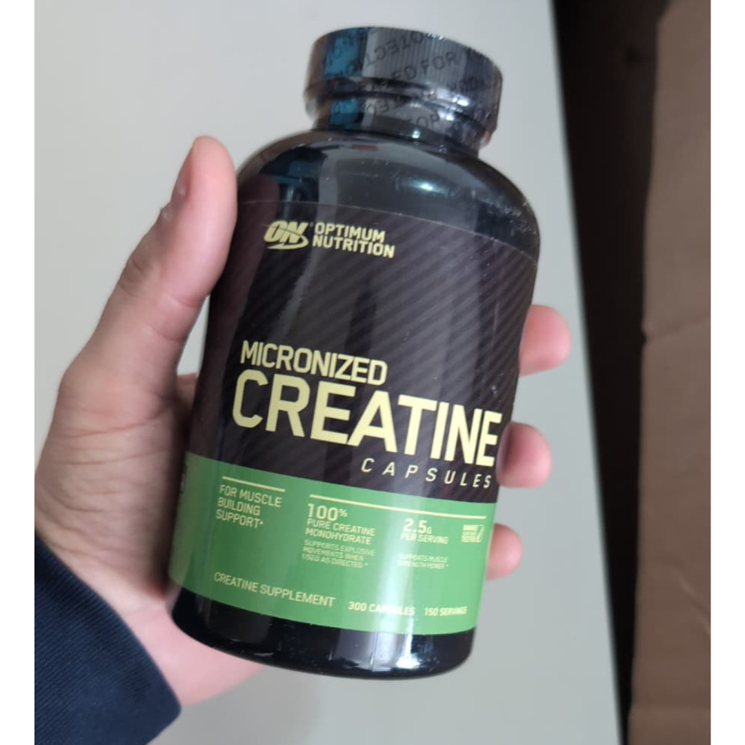 Optimum Nutrition Creatine Monohydrate 300 Capsule 2500mg Micronized New Sealied