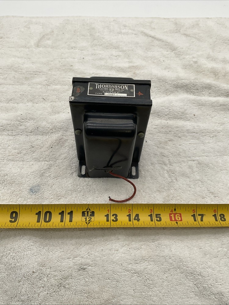 Vintage Thordarson Electric MFG.Co Choke Transformers T-45557 V!!!S1
