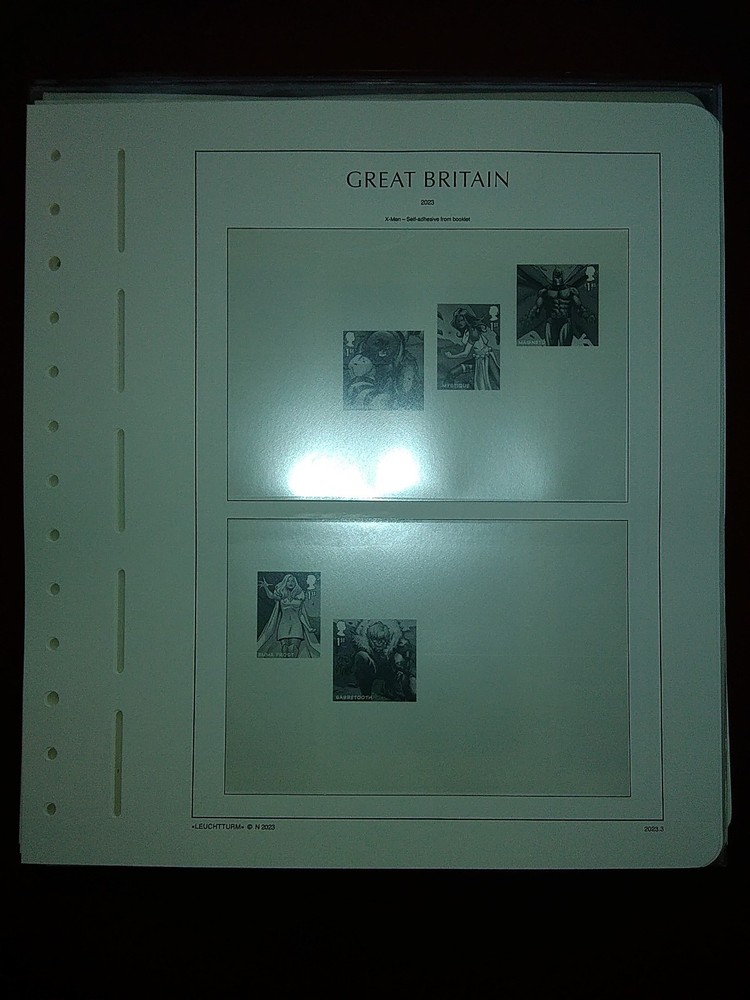 LIGHTHOUSE Commemorative Hingeless album pages Great Britain 2023 Used R2023