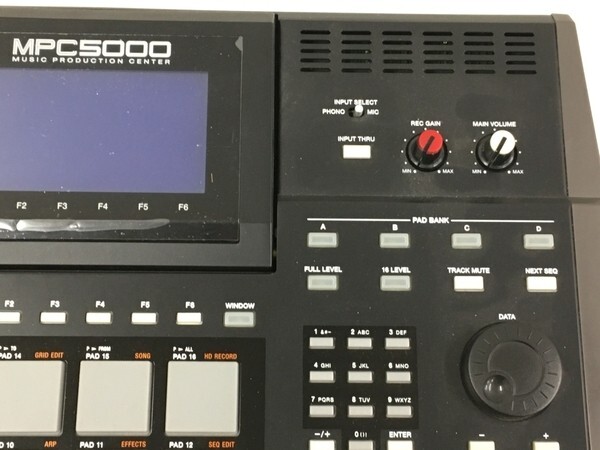 Akai MPC5000 Sampler Production Center Drum Machine Confirmed Operation F/S