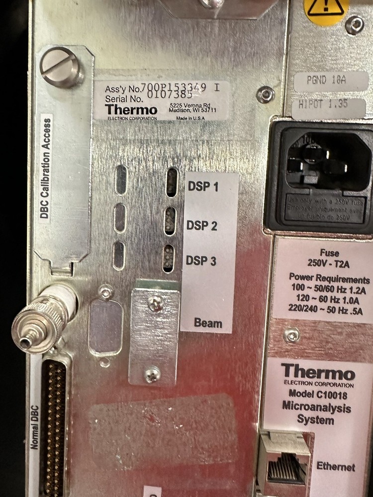 Thermo Electron C10018 Microanalysis System 700P153349 Noran System Six
