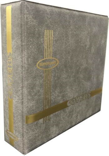 Supersafe #10 Cover Binder In Gray 3 D Rings FDC Folder Made in USA