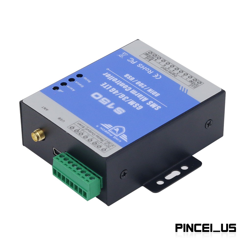 8-Channel SMS Alarm Controller SMS Relay Switch 8DIN 2DO USB S150 2G Version SZ