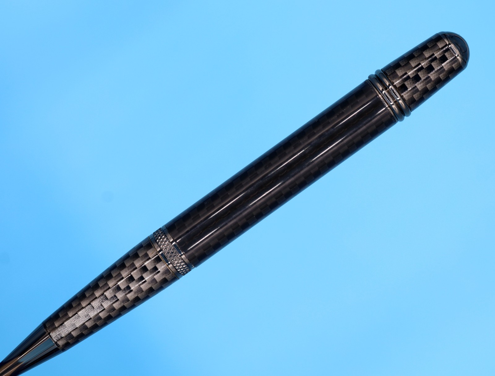 Carbon Fiber Sierra Nomad Ballpoint Pen – Handmade Twist Design – Speed Inspired