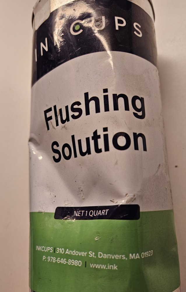 Ink Cups Flushing Solution 1 Quart (Dented Container)