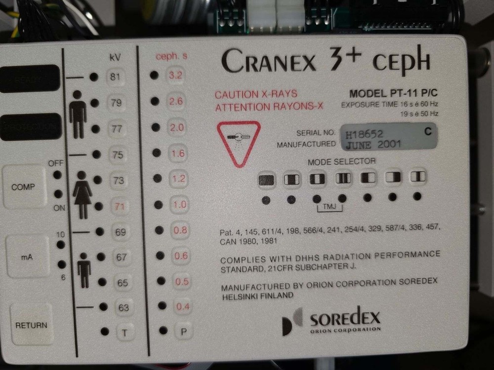 SOREDEX cranex 3+ Ceph Model PT-11 SA/C Head