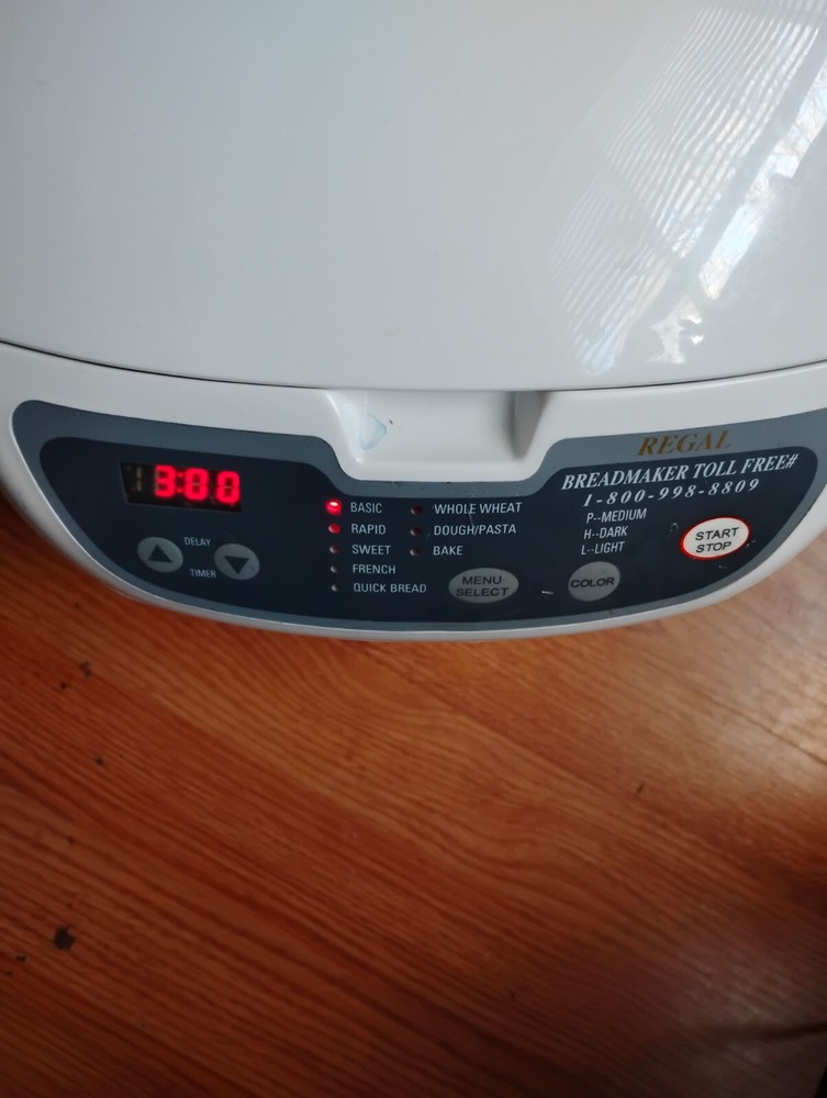 New! Kitchen Ace Bread Maker Home Bakery LCD Display 19 Programs Portable NIP