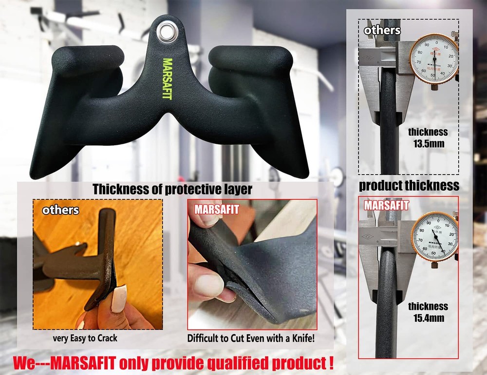 Pulley Cable Machine Attachments Rowing Bicep Curl Tricep Lat Pulldown Bar