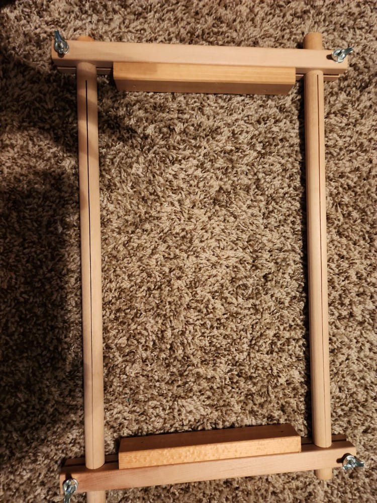 Crosstitch Frame Square Rectangle Tan