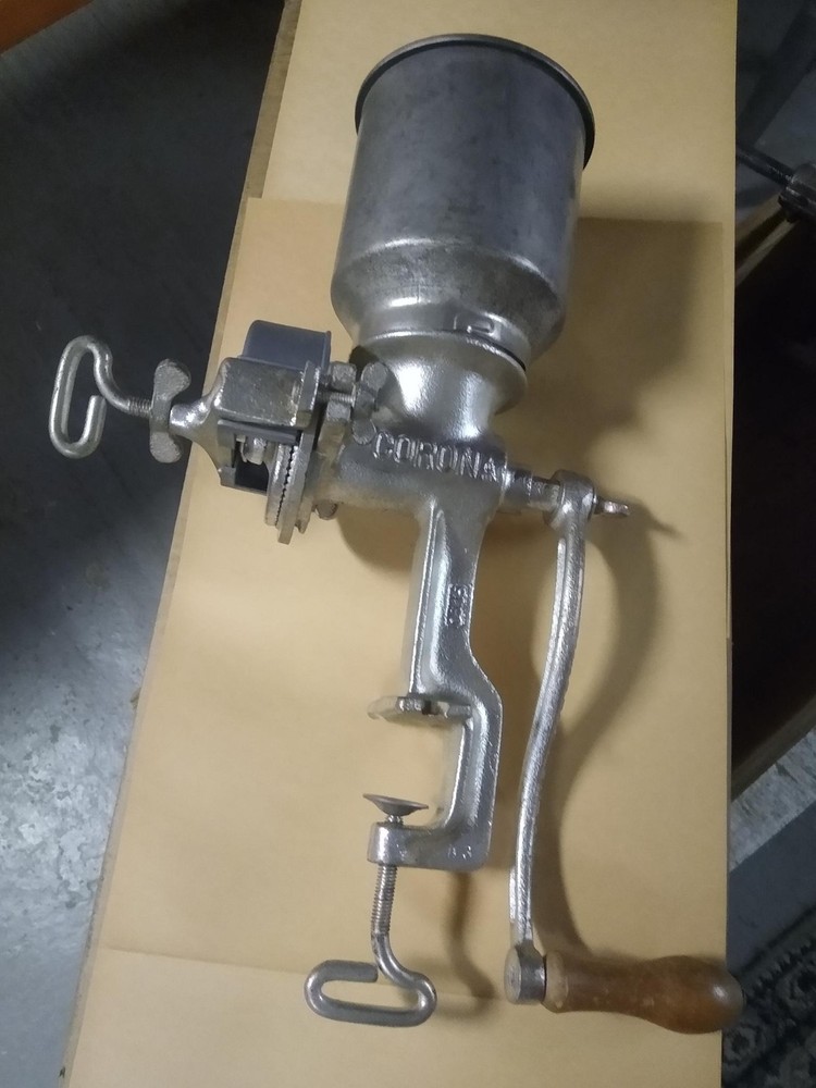 Corona Grain Mill with High Hoper