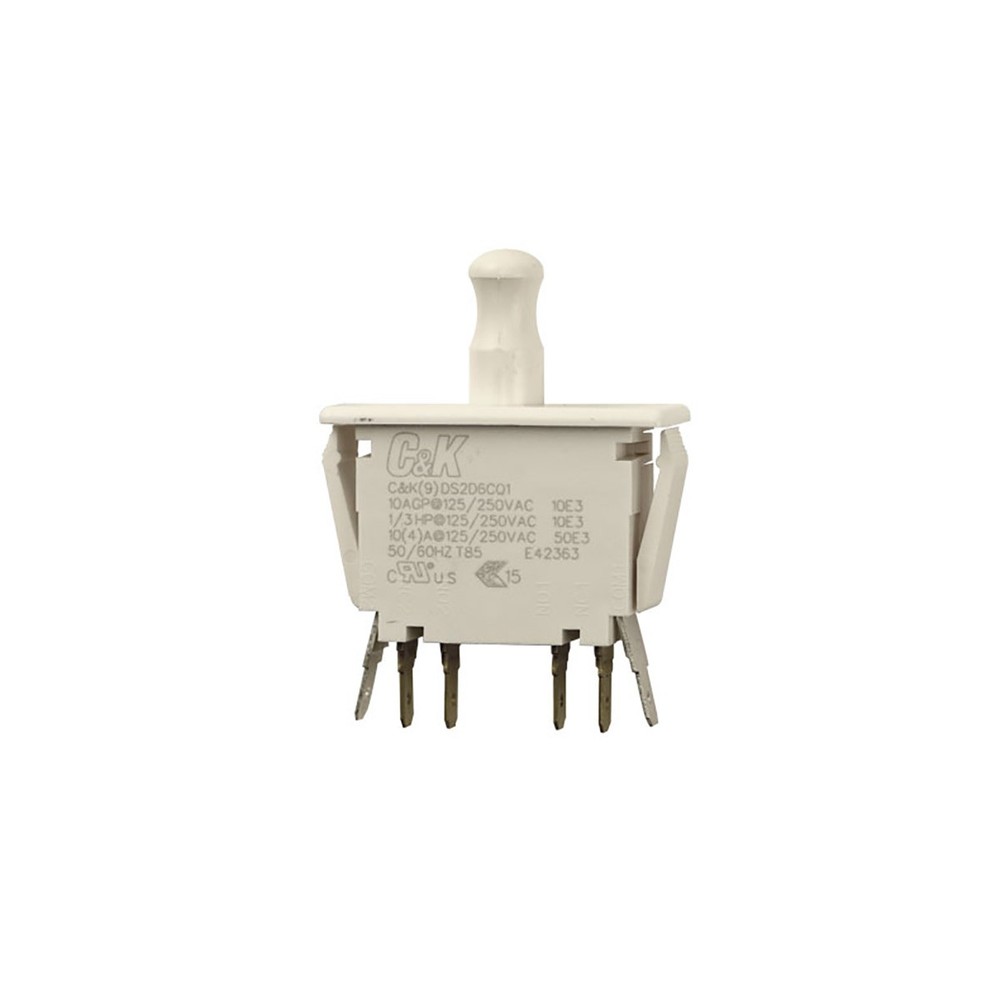 Interlock Push Button 10A Push-Pull .187 X .020 Terminal