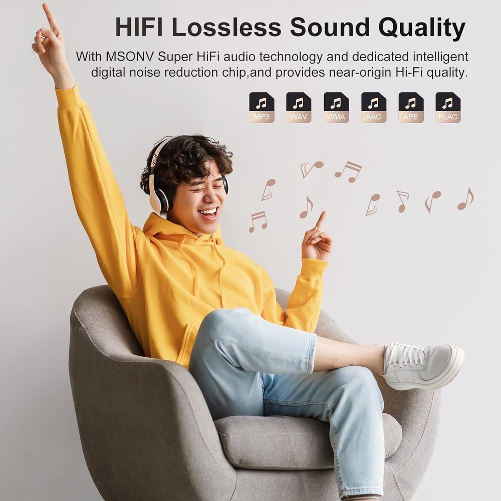 MECHEN D53 128GB MP3 Player with Bluetooth