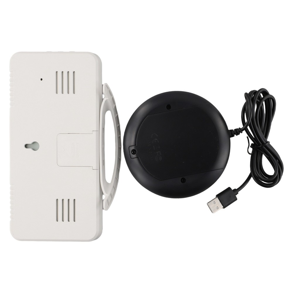 Vibrating Digital Alarm Clock with Customizable Brightness and Snooze Feature