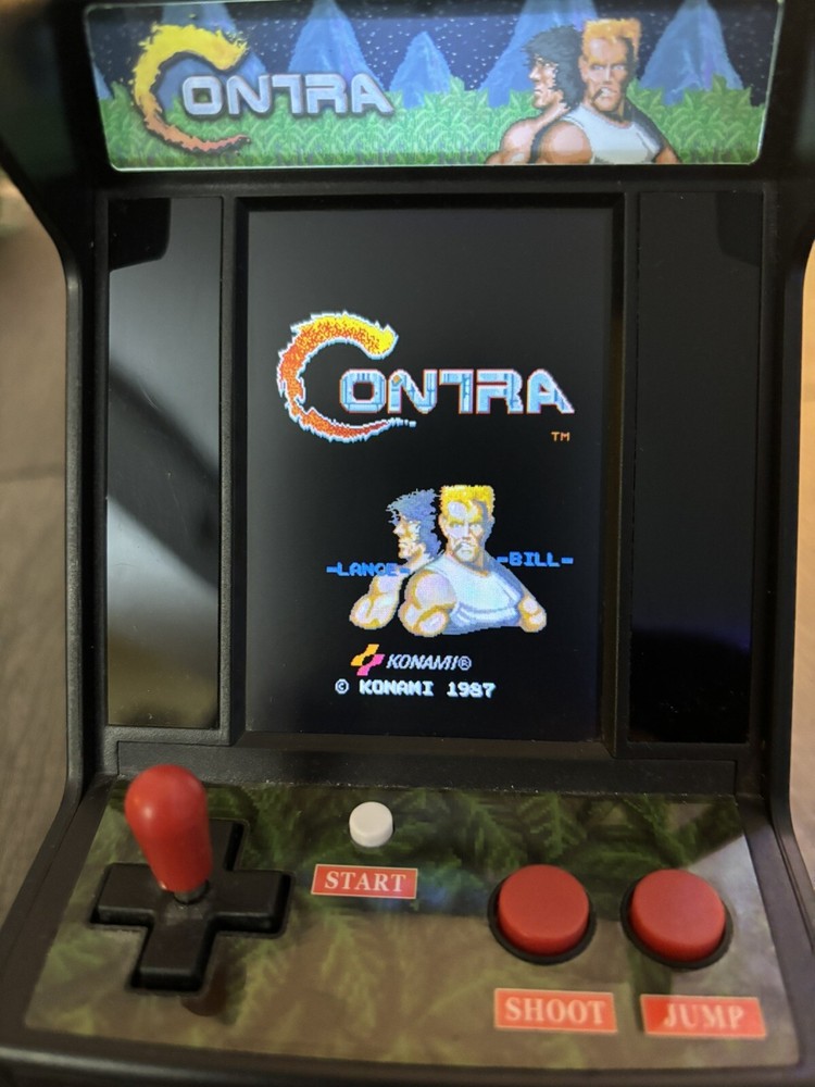My Arcade Contra Micro Player, Fully Playable, Allows CO/VS Link for CO-OP