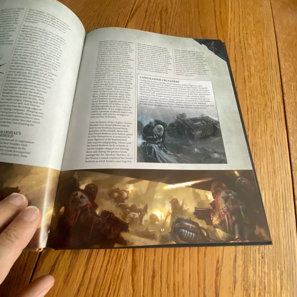 Warhammer 40K: Codex Supplement Black Templars Hardcover