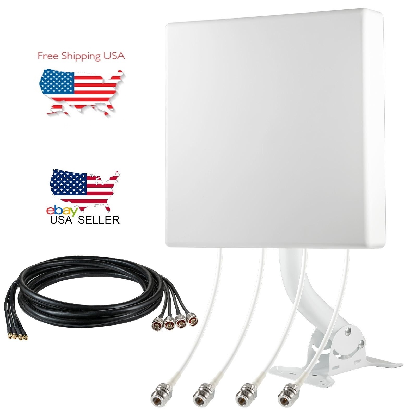 High Gain 4x4 MIMO 4G 5G Antenna Kit for T-Mobile Gateways Home RV Internet
