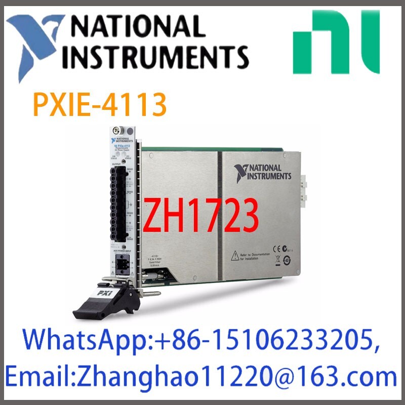 NI PXIe-4113 782857-02 Programmable Power Instruments Modular Instruments