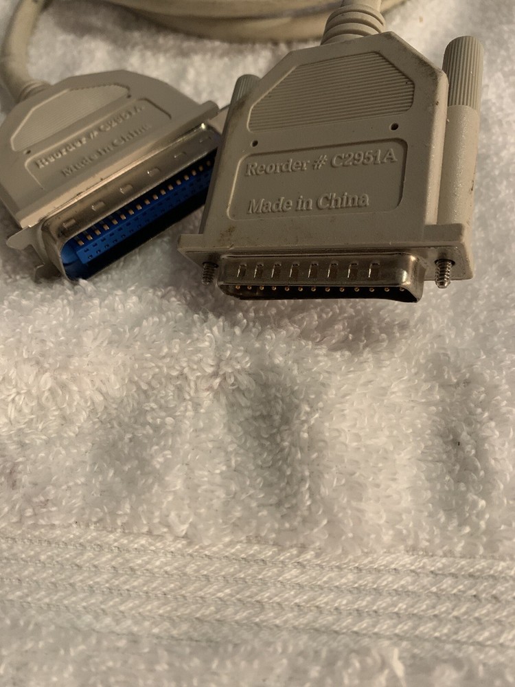 HEWLETT PACKARD C2951A PARALLEL INTERFACE PRINTER CABLE