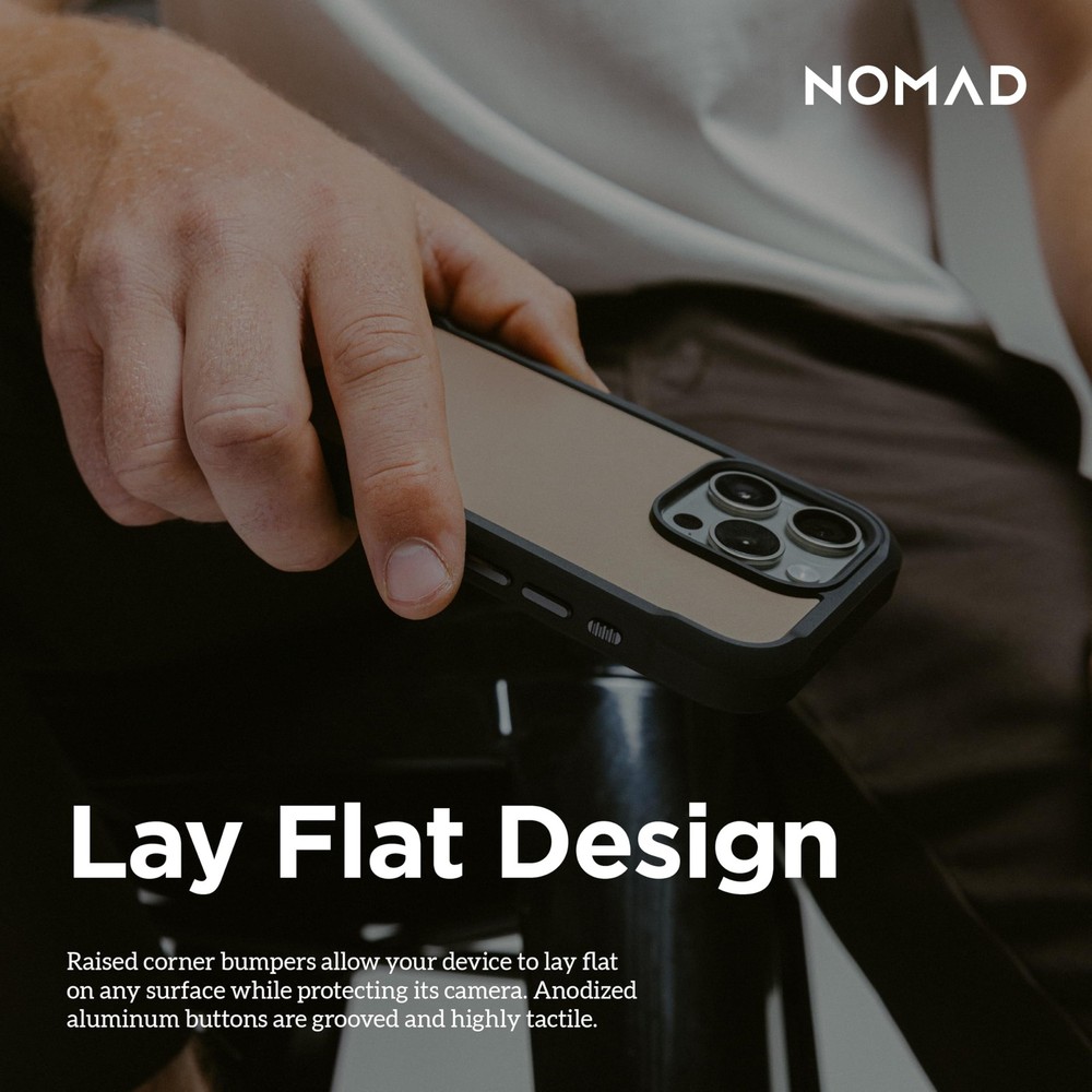 NOMAD iPhone 16 Pro Max Rugged Case - Desert - MagSafe Compatible