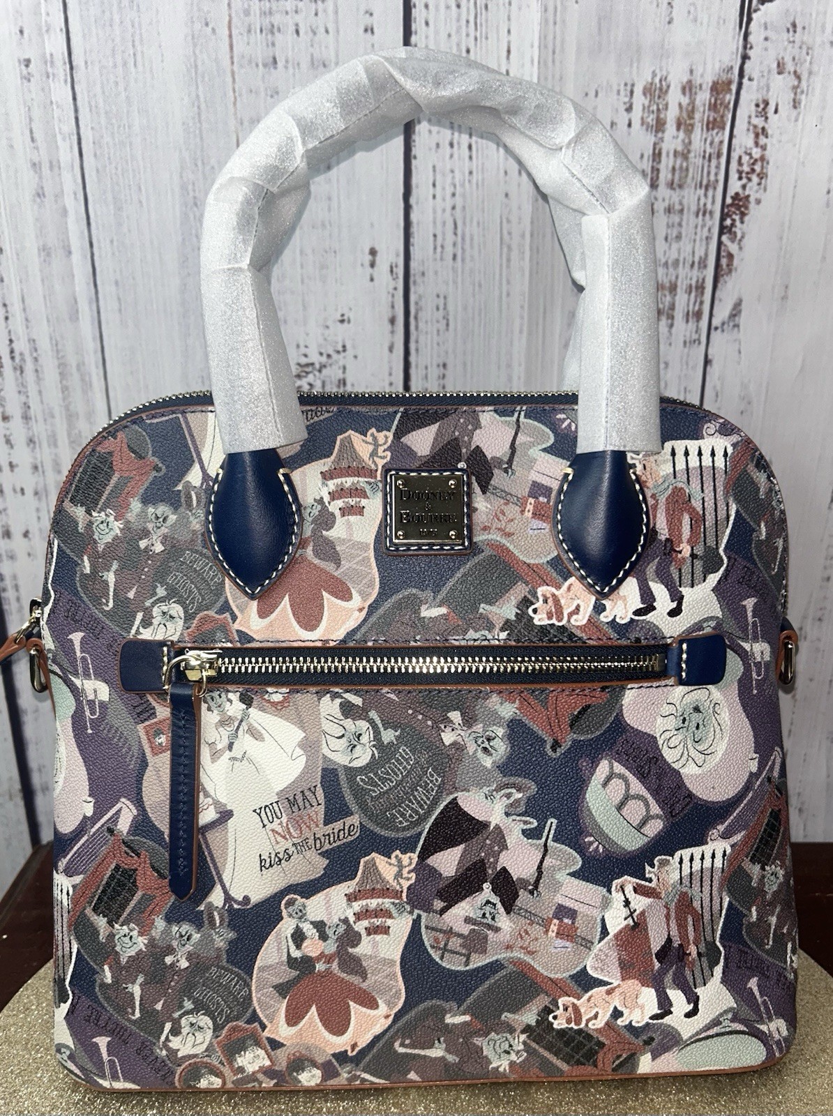 Disney Parks Dooney & Bourke The Haunted Mansion Satchel Purse Bag NWT