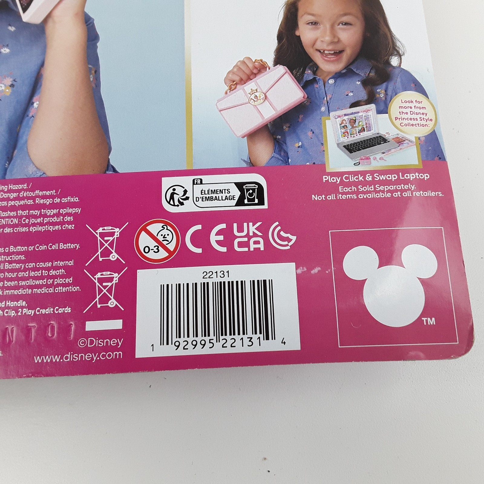 Disney Princess Style Collection Play Phone & Stylish Clutch 5-Pieces Age 3+