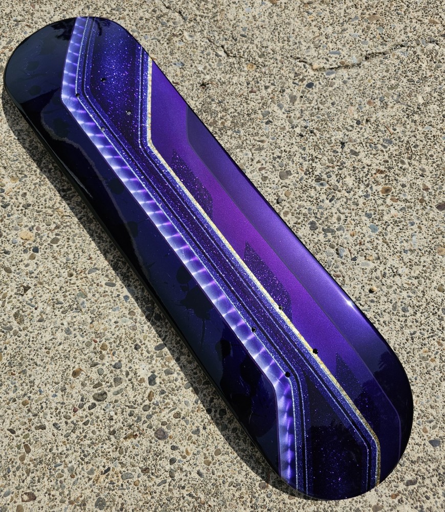 Custom Candy Painted Skateboard Deck Wall Art