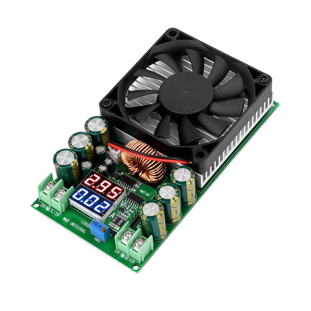 600W High Power Adjustable Buck Module DC 25-120V to DC 1.2-75V Step Down Module