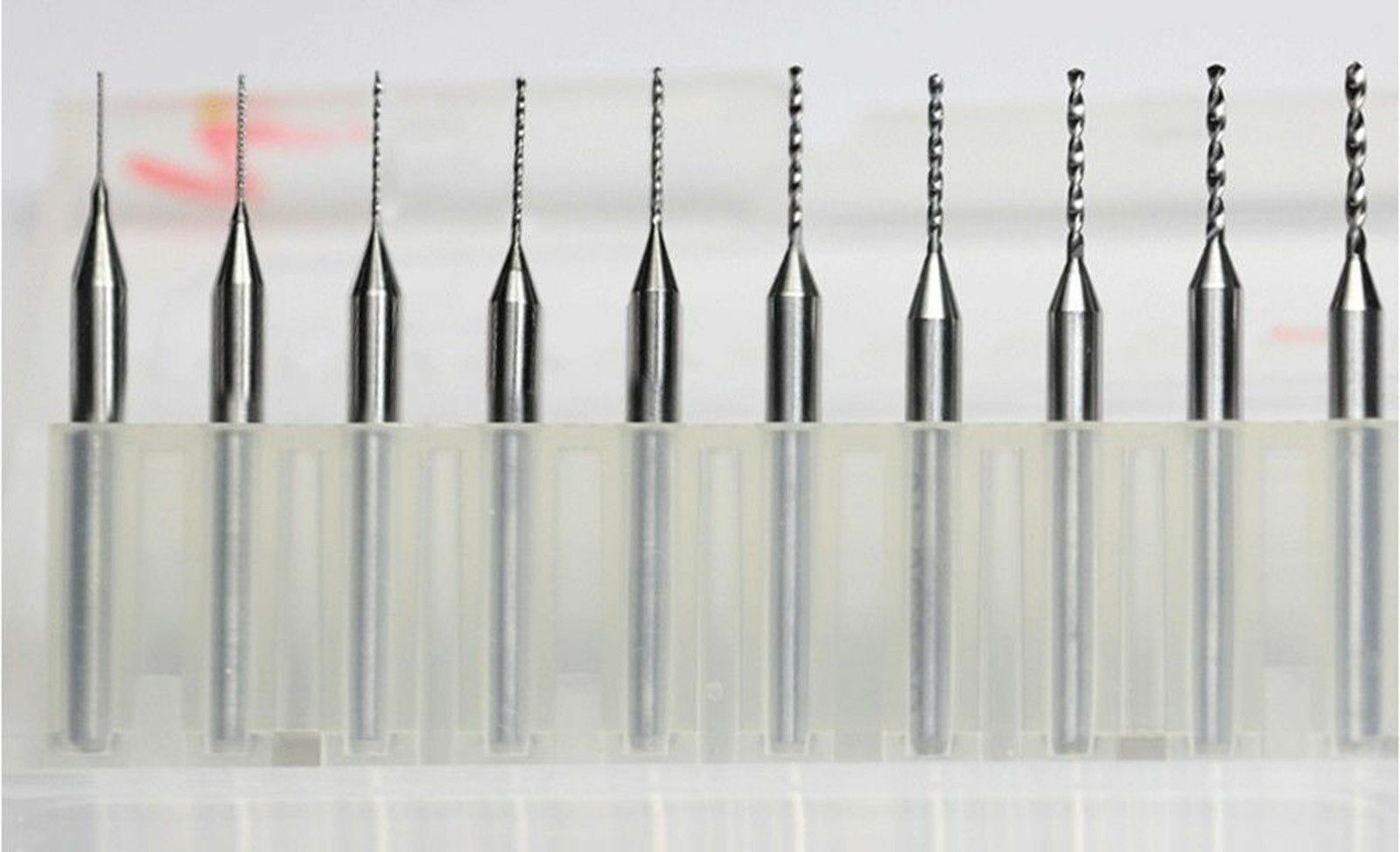 Φ 0.1mm ~ 3.175mm Carbide Micro Drill Bits CNC PCB Dremel Portable 1/8" Shank