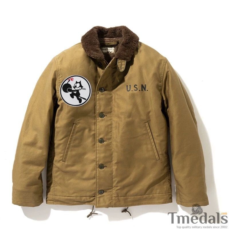 US USA NAVY VF-31 FIGHTING 31 FELIX THE CAT WITH BOMB EMBROIDERED PATCH ww12